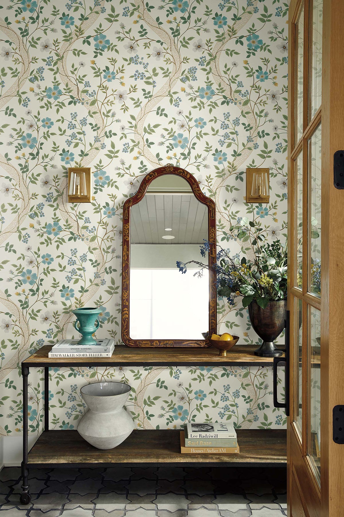 Waverly Wallpaper in White color - pattern number 4212-84383 - by Rifle Paper Co in the Rifle Paper Co Fourth Edition collection