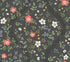 Waverly Wallpaper in Charcoal color - pattern number 4212-84385 - by Rifle Paper Co in the Rifle Paper Co Fourth Edition collection