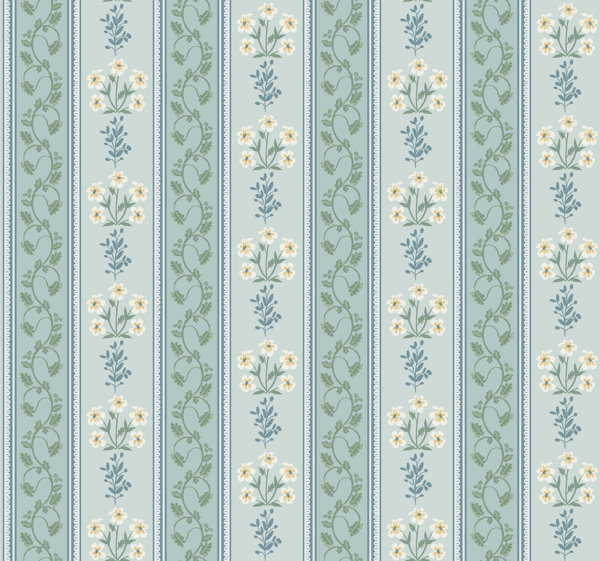 Portico Wallpaper in Blue color - pattern number 4212-84414 - by Rifle Paper Co in the Rifle Paper Co Fourth Edition collection
