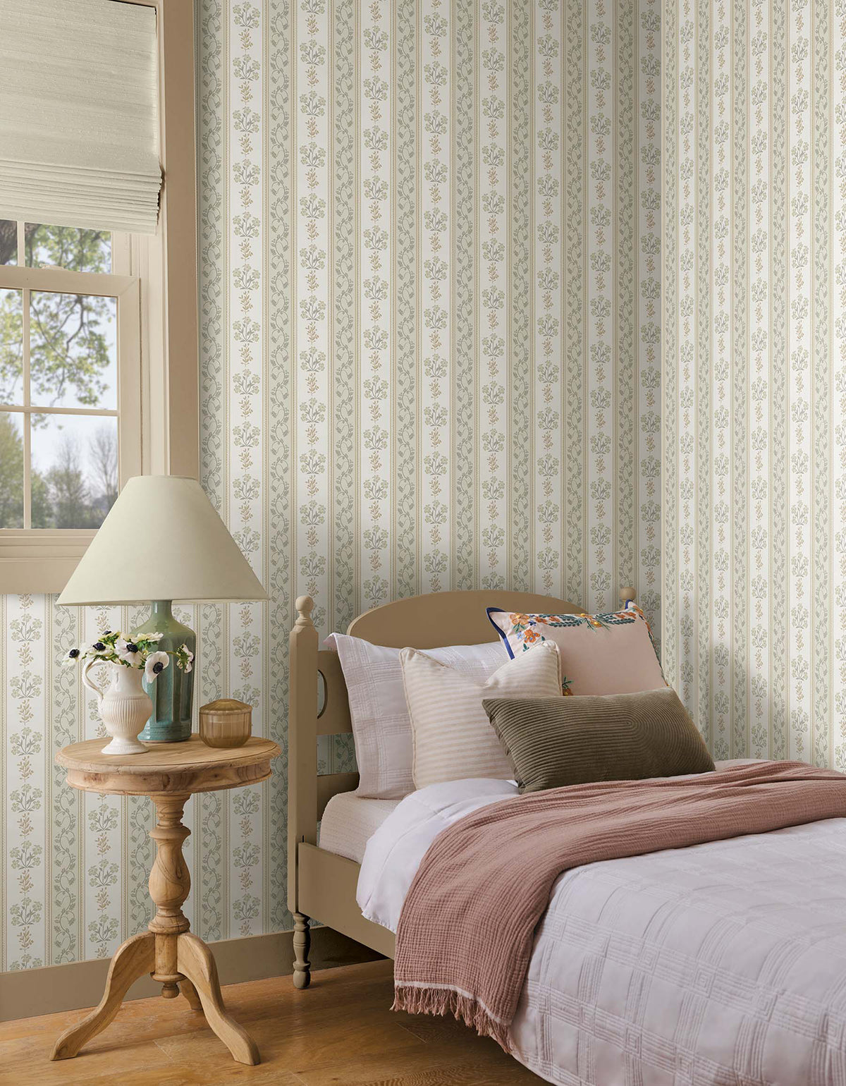 Portico Wallpaper in White color - pattern number 4212-84415 - by Rifle Paper Co in the Rifle Paper Co Fourth Edition collection
