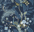 Peacock Wallpaper in Navy color - pattern number 4212-84422 - by Rifle Paper Co in the Rifle Paper Co Fourth Edition collection