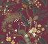Peacock Wallpaper in Burgundy color - pattern number 4212-84425 - by Rifle Paper Co in the Rifle Paper Co Fourth Edition collection