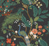 Peacock Wallpaper in Charcoal color - pattern number 4212-84427 - by Rifle Paper Co in the Rifle Paper Co Fourth Edition collection