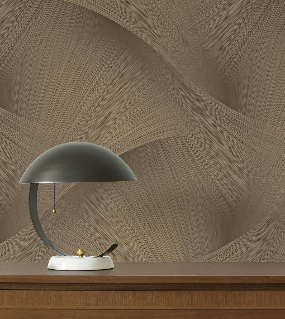 Etched Reeds Abstract Wallpaper in Coffee color - pattern number 4228-84104 - by York in the Maestro collection