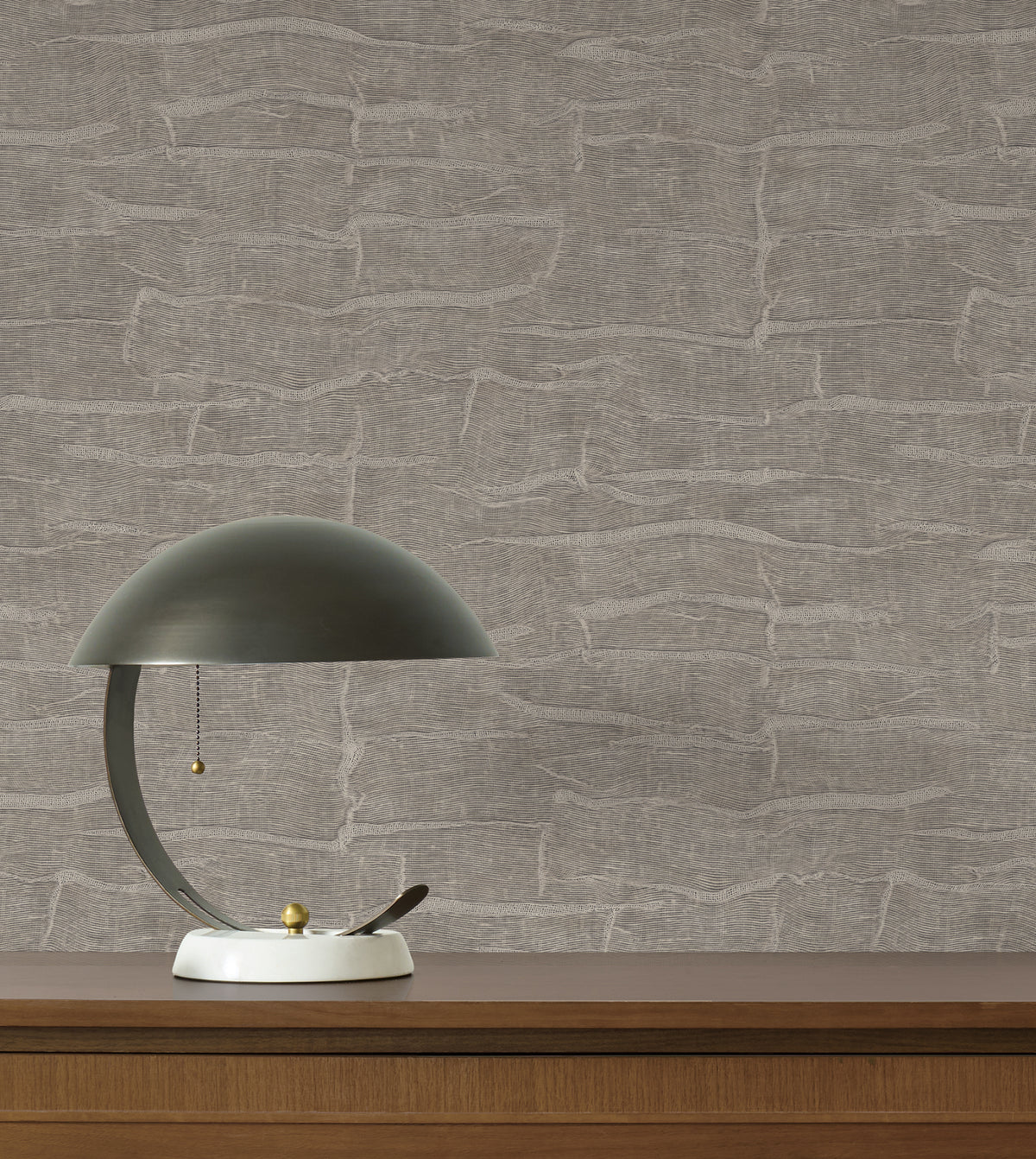 Sculpted Burlap Textured Wallpaper in Dark Grey color - pattern number 4228-84108 - by York in the Maestro collection