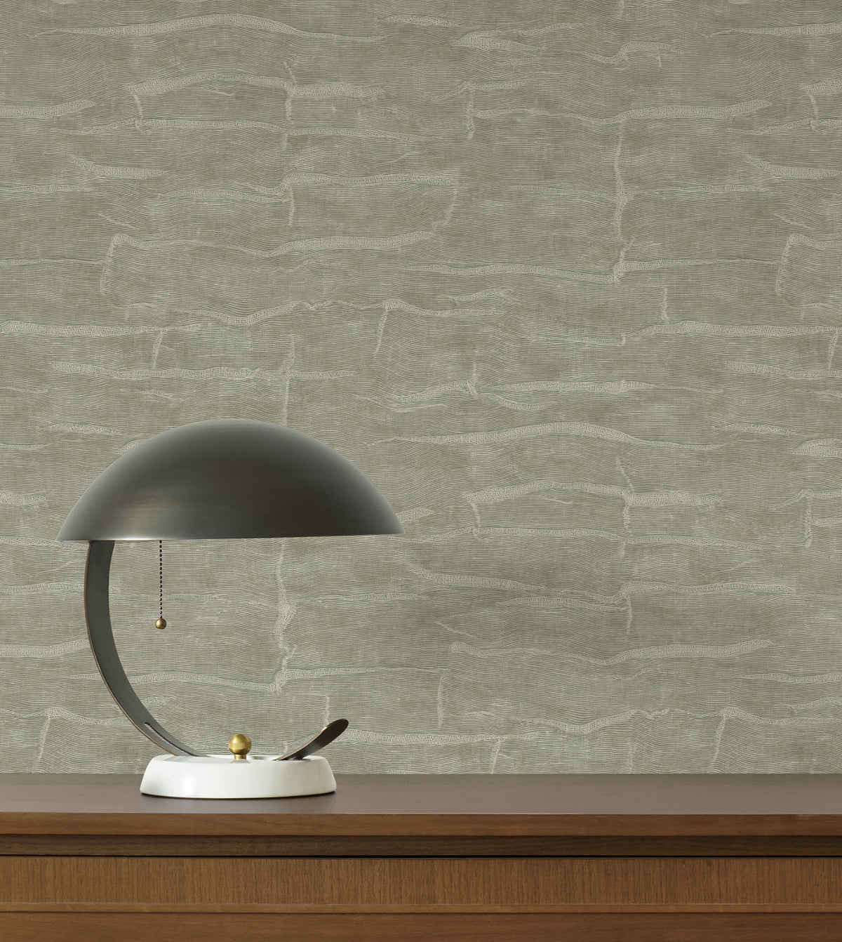 Sculpted Burlap Textured Wallpaper in Moss color - pattern number 4228-84110 - by York in the Maestro collection