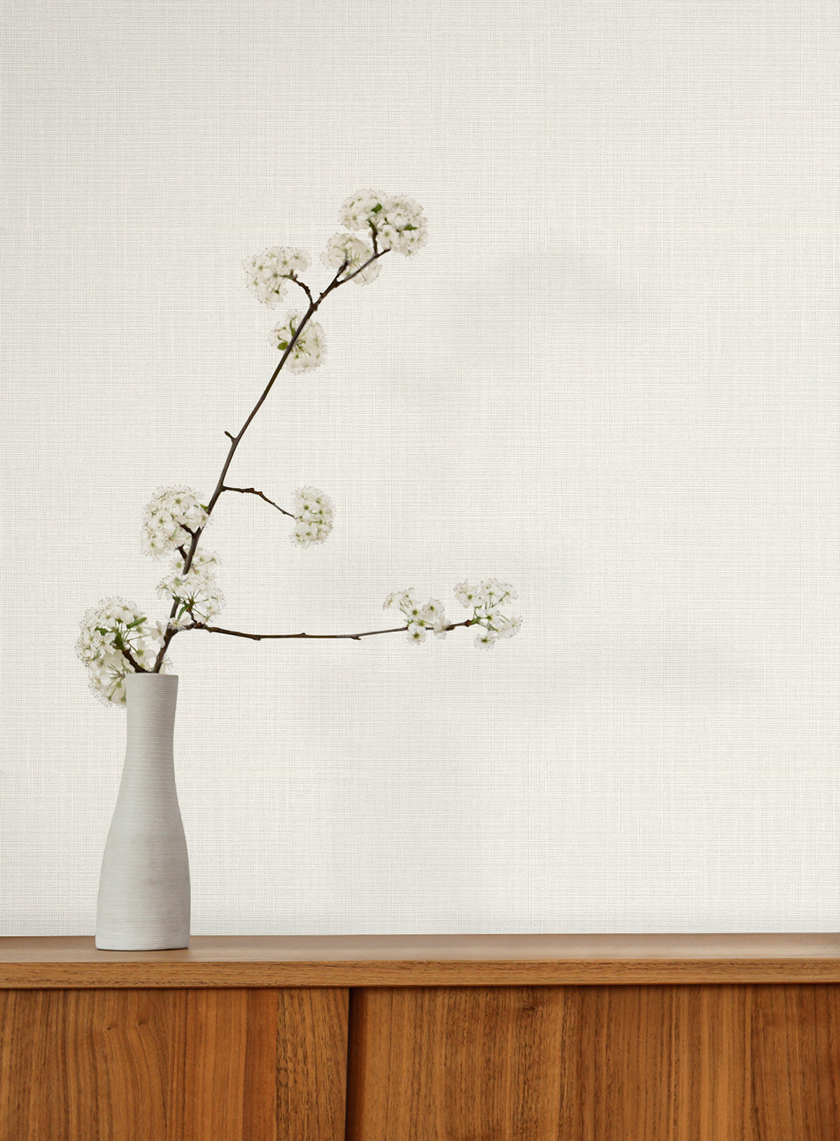Georgette Faux Fabric Wallpaper in Pearl color - pattern number 4228-84119 - by York in the Maestro collection
