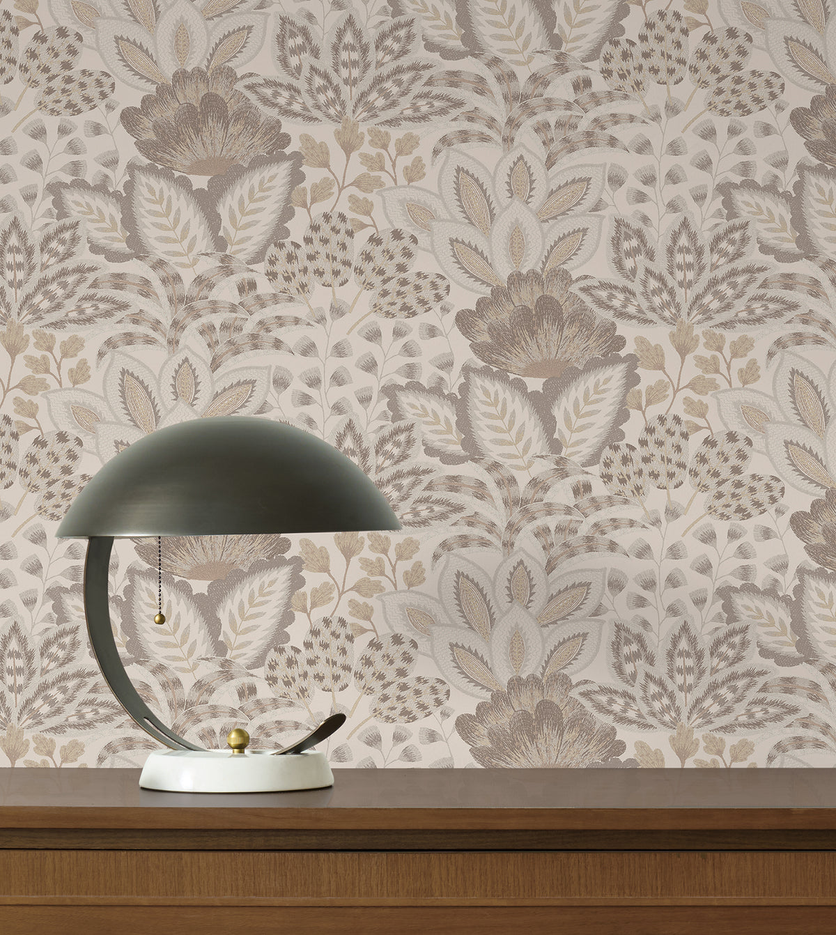 Catherine Botanical Wallpaper in Neutral color - pattern number 4228-84124 - by York in the Maestro collection