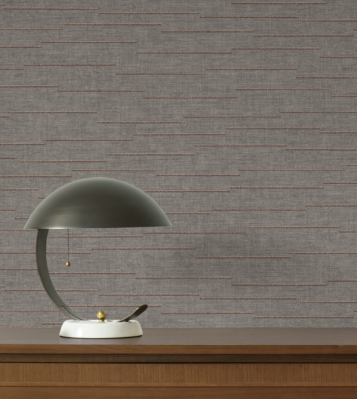 Latitude Striated Wallpaper in Dark Grey color - pattern number 4228-84140 - by York in the Maestro collection