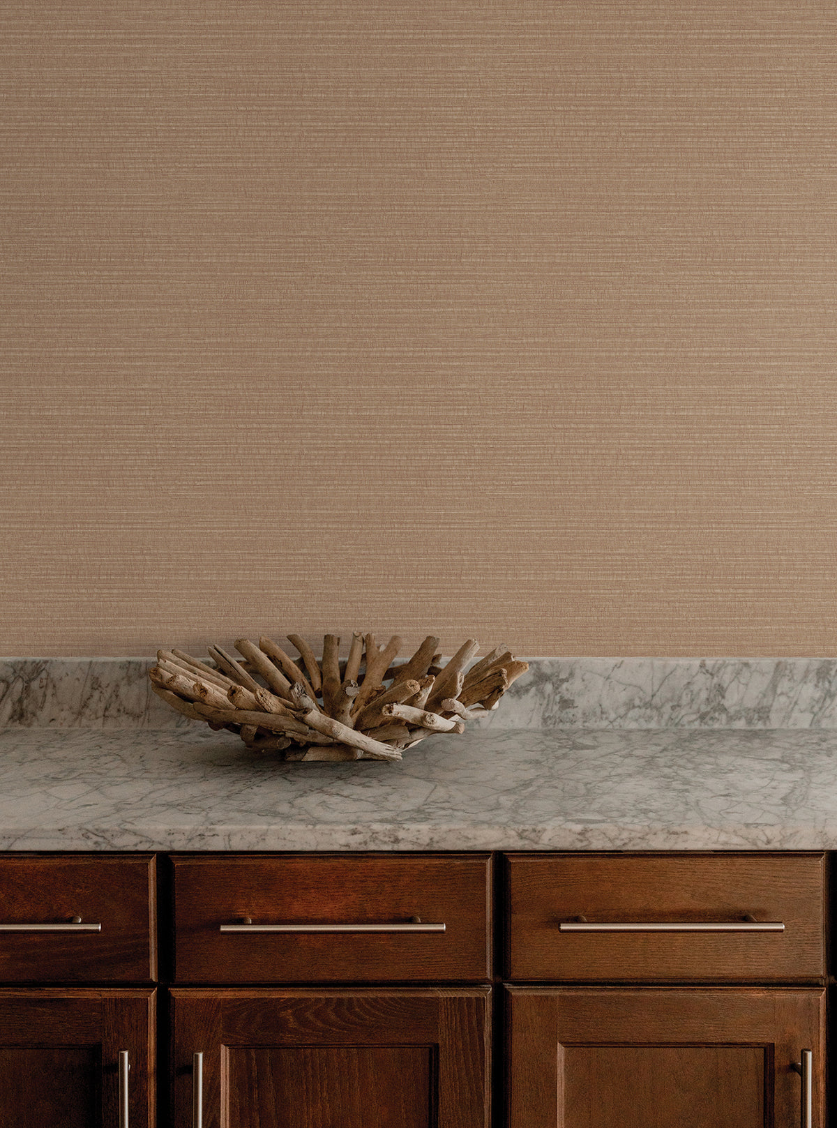 Sky Line Textured Wallpaper in Rust color - pattern number 4228-84149 - by York in the Maestro collection