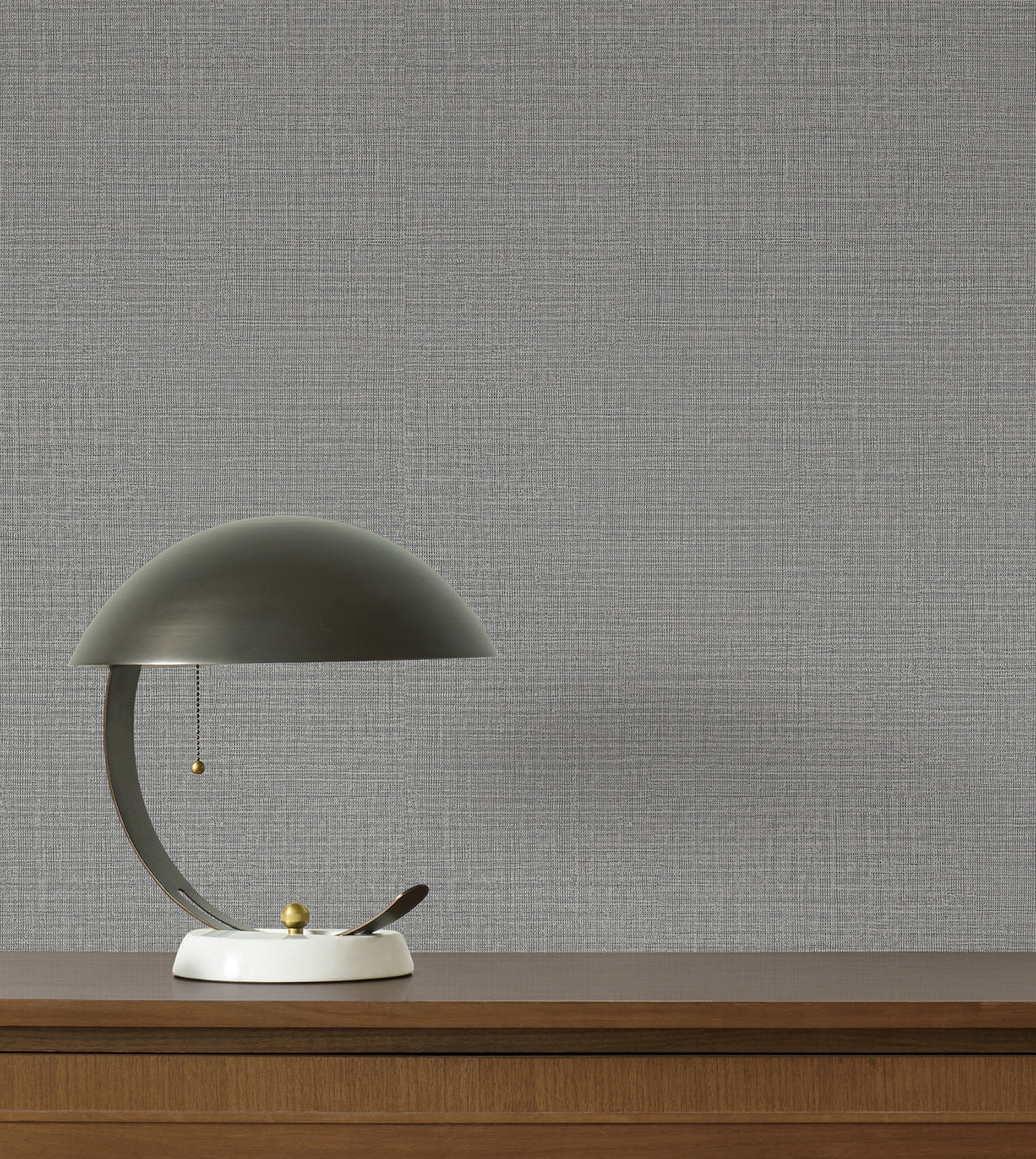 Georgette Faux Fabric Wallpaper in Dark Grey color - pattern number 4228-84152 - by York in the Maestro collection