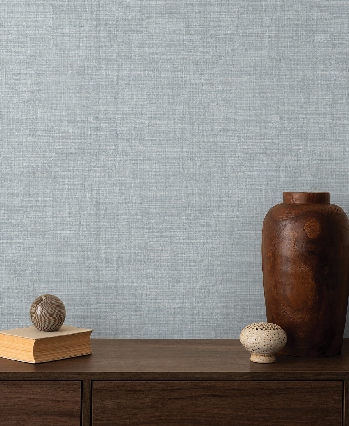 Georgette Faux Fabric Wallpaper in Stone color - pattern number 4228-84162 - by York in the Maestro collection