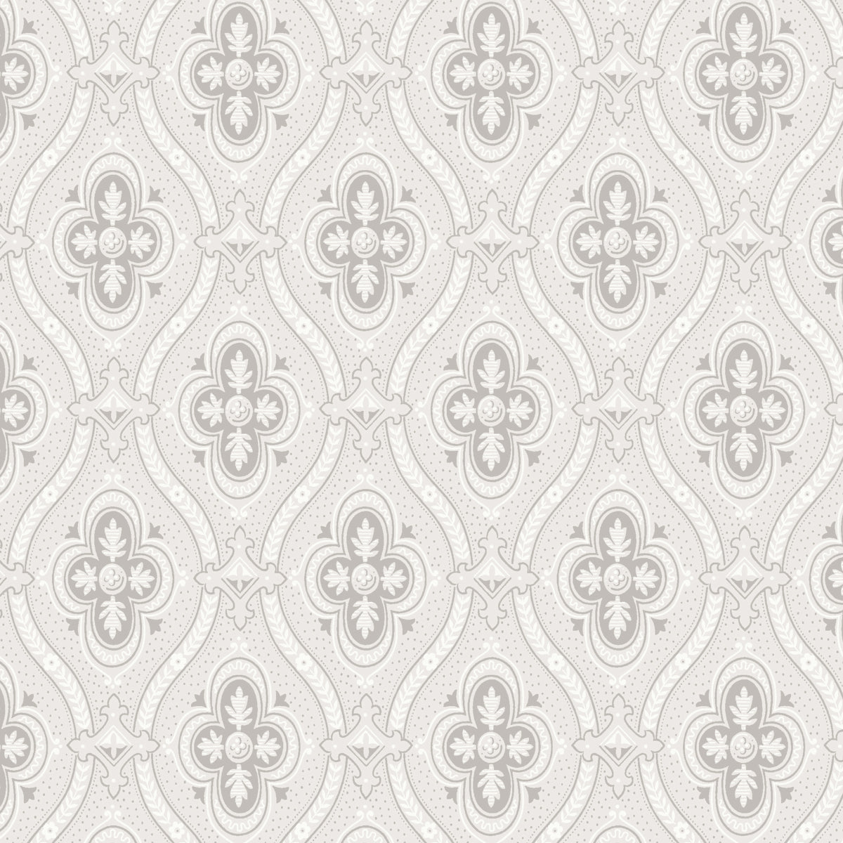 Pigkammaren wallpaper in grey color - pattern number 4526 - by Schumacher in the Borastapeter collection