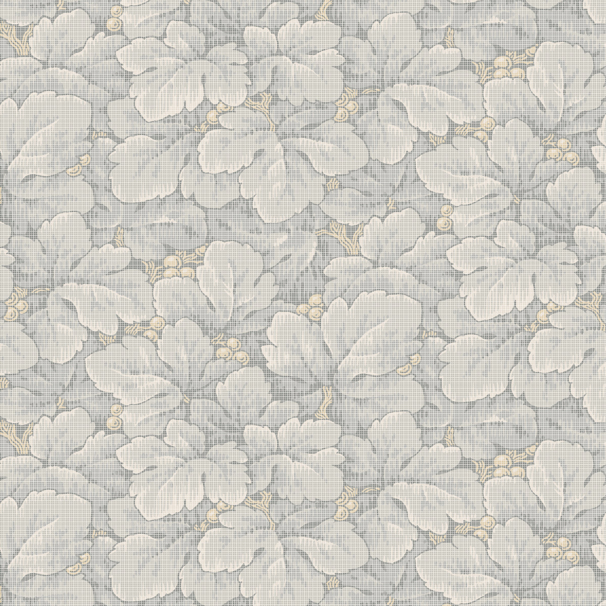 Waldemar wallpaper in soft blue color - pattern number 4546 - by Schumacher in the Borastapeter collection