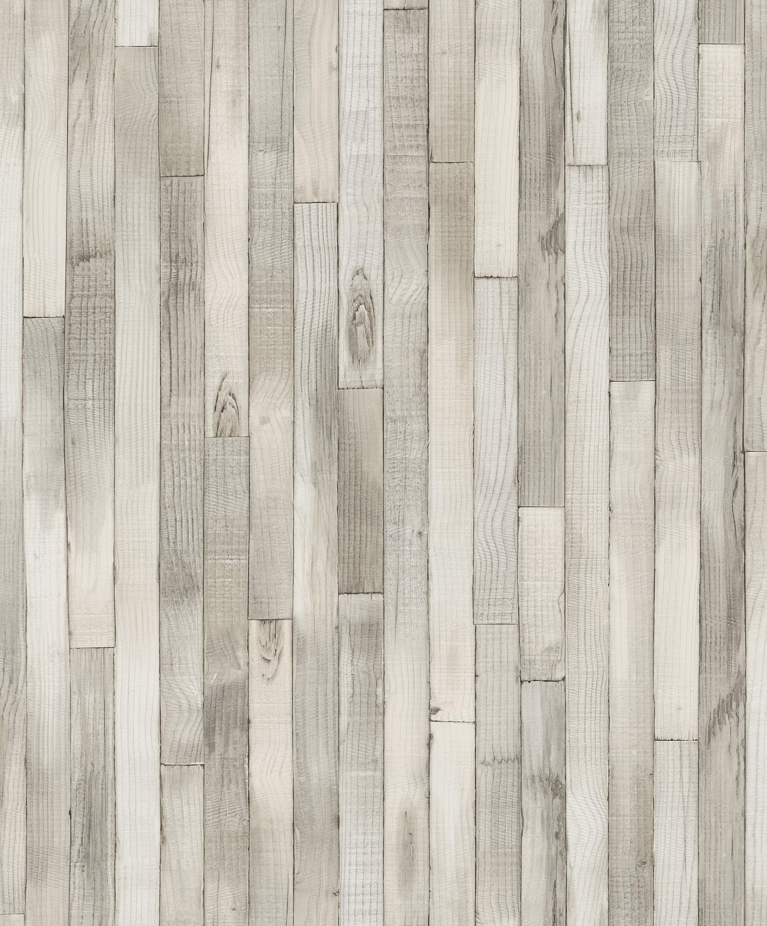 Wood optics wallpaper in silver grey color - pattern number 45735 - by Galerie in the The Woods and Wicker collection