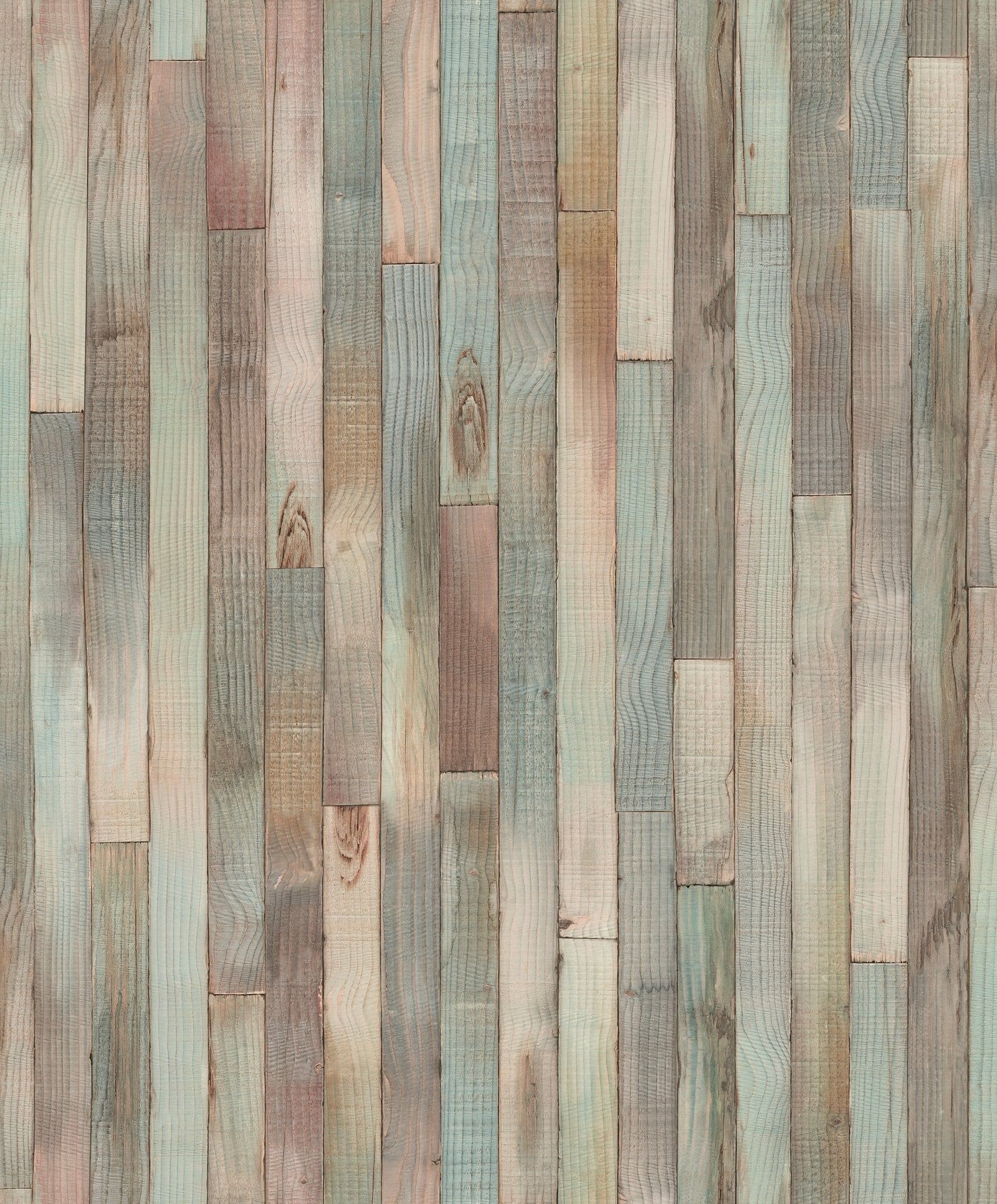 Wood optics wallpaper in green color - pattern number 45736 - by Galerie in the The Woods and Wicker collection