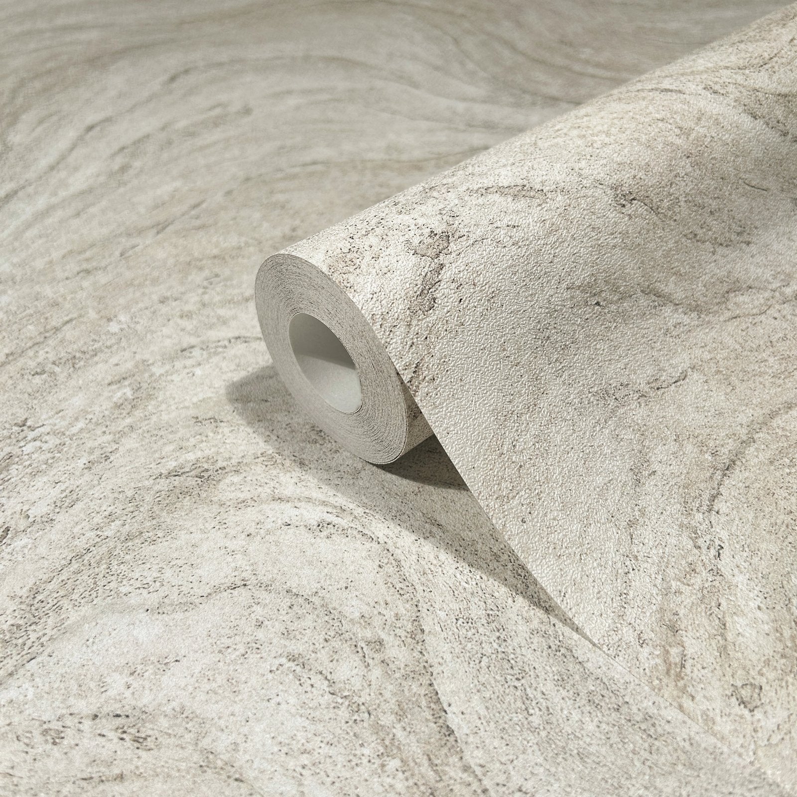 Marble optic wallpaper in beige color - pattern number 45757 - by Galerie in the The Bricks And More collection