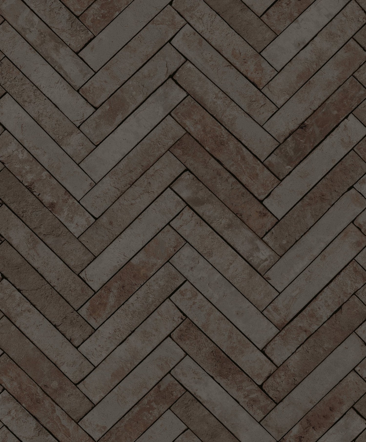 Brick Herringbone wallpaper in silver grey color - pattern number 45761 - by Galerie in the The Bricks And More collection