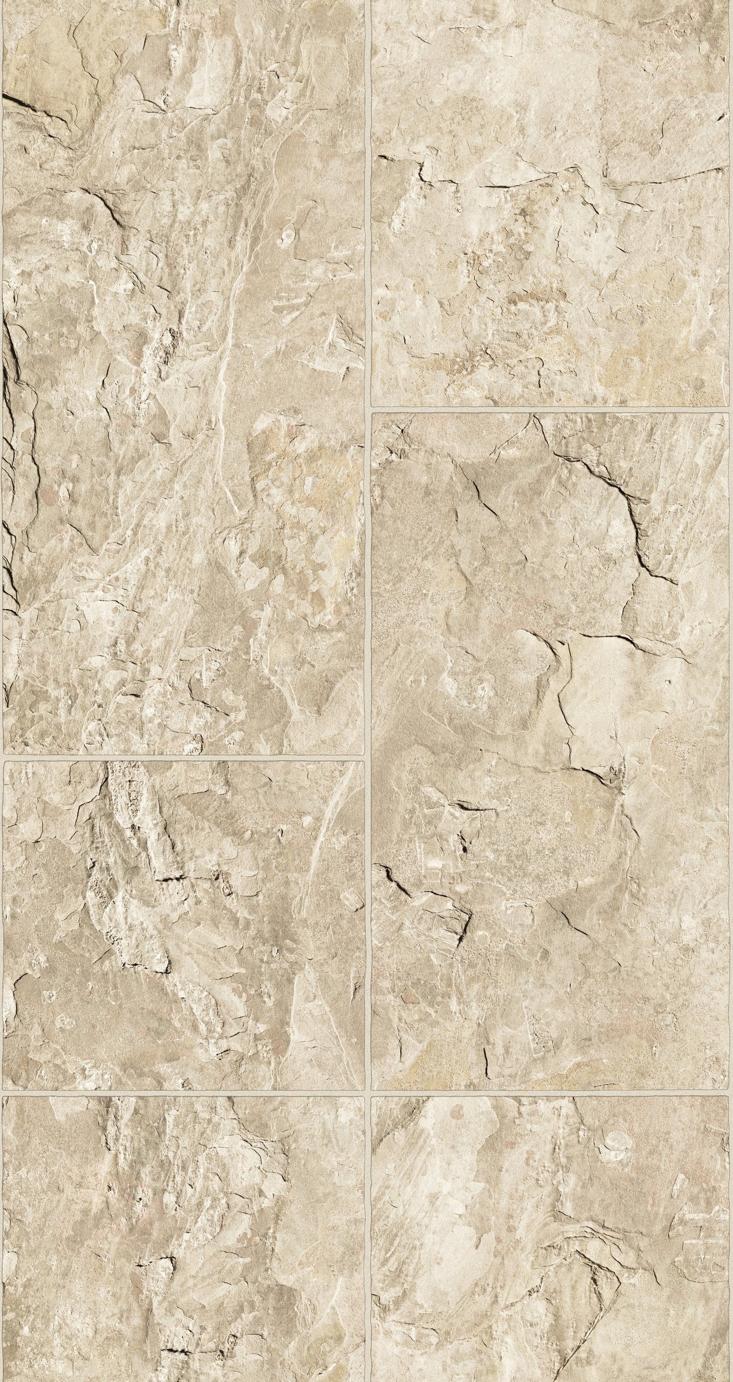 Tile optic wallpaper in beige color - pattern number 45766 - by Galerie in the The Bricks And More collection