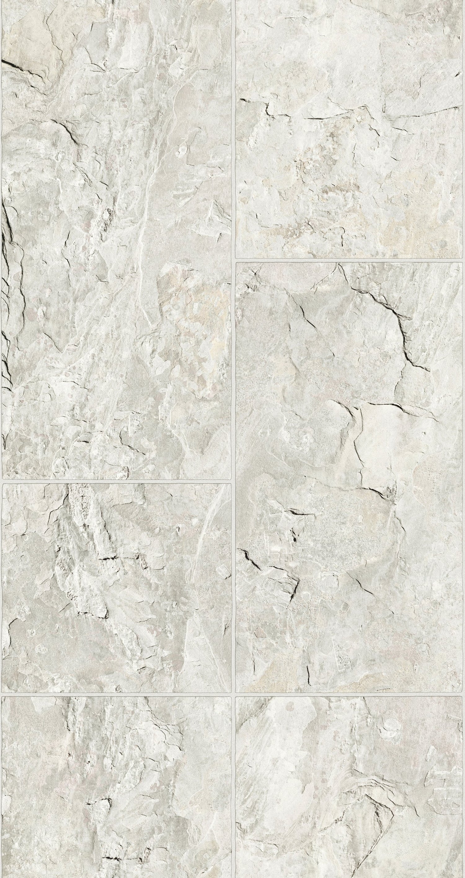 Tile optic wallpaper in silver grey color - pattern number 45767 - by Galerie in the The Bricks And More collection