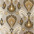 Tashkent Ikat wallpaper in silver color - pattern number 5000990 - by Schumacher in the Perennial Favorites collection