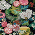 Chiang Mai Dragon fabric in ebony color - pattern number 5001065 - by Schumacher in the Print Happy Wallpapers collection