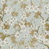 Ming Cherry Blossom wallpaper in aqua color - pattern number 5001070 - by Schumacher in the Perennial Favorites collection