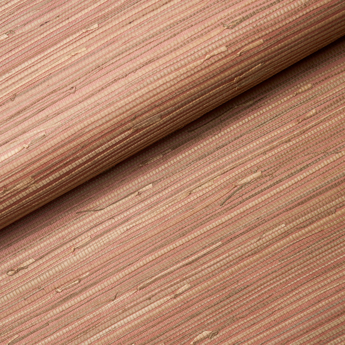 Nami Rushcloth wallpaper in woodrose color - pattern number 5002861 - by Schumacher in the Natural Textures Schumacher collection