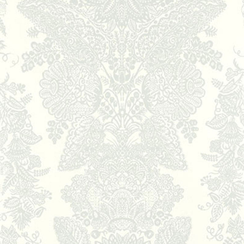 Lace wallpaper in cirrus color - pattern number 5003322 - by Schumacher in the Avant Garde collection