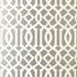 Imperial Trellis fabric in silver color - pattern number 5003362 - by Schumacher in the Print Happy Wallpapers collection