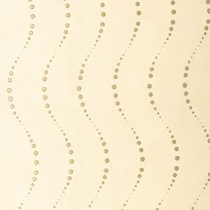 Bubbles wallpaper in cream color - pattern number 5003420 - by Schumacher in the Atelier collection