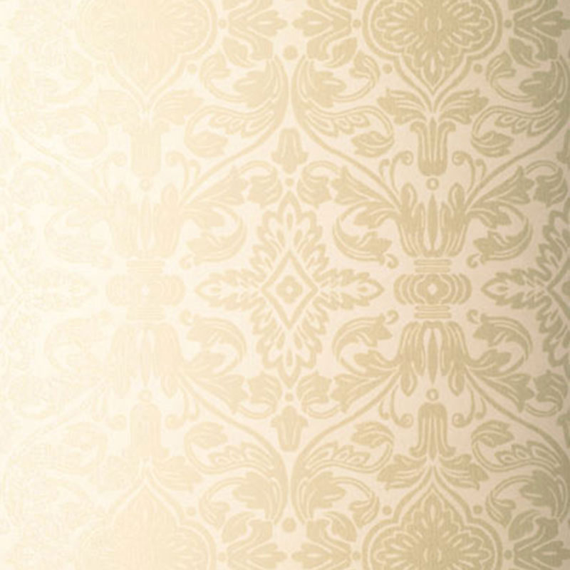 Varenna Damask wallpaper in sand color - pattern number 5003600 - by Schumacher in the Palazzo collection