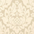 Fiore Damask wallpaper in linen color - pattern number 5003670 - by Schumacher in the Palazzo collection