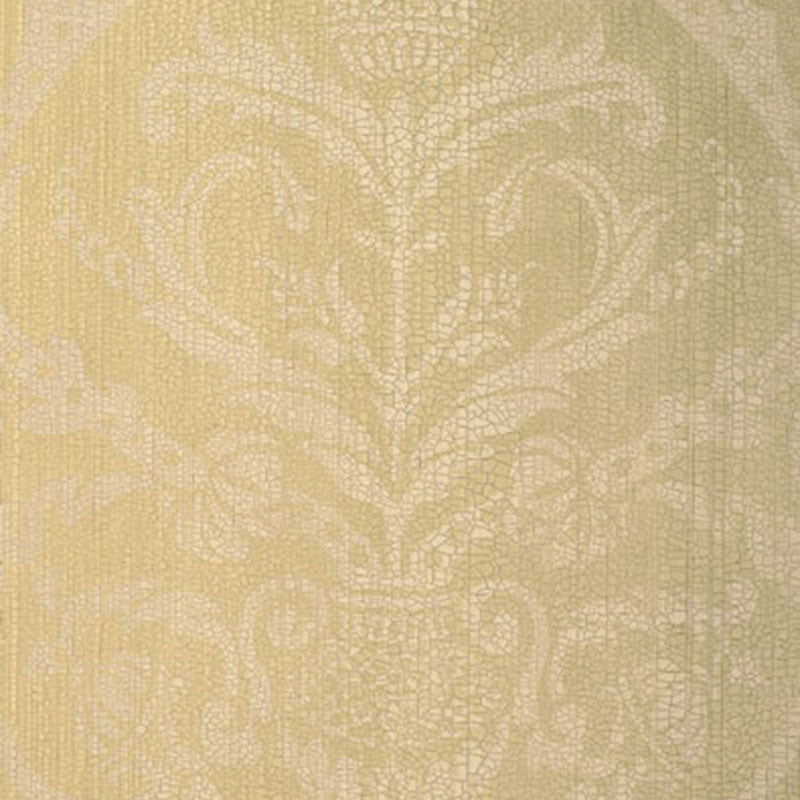 Masaccio Damask wallpaper in bisque color - pattern number 5003680 - by Schumacher in the Palazzo Damasks collection