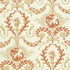 Jester Arabesque wallpaper in terra cotta color - pattern number 5004111 - by Schumacher in the Perennial Favorites collection
