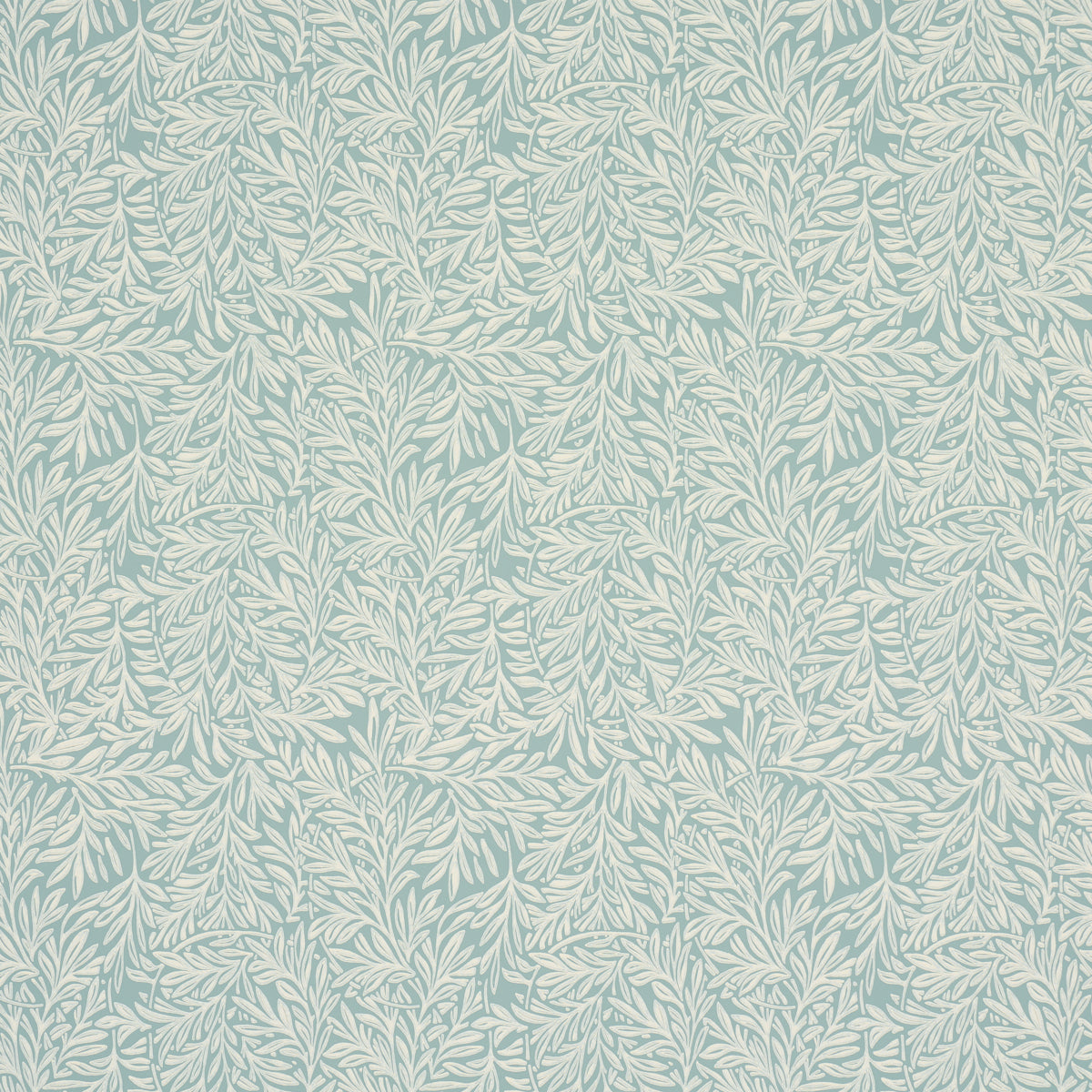 Willow Leaf wallpaper in aqua color - pattern number 5004139 - by Schumacher in the Craft Revival collection