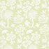 Palm Damask wallpaper in willow color - pattern number 5004352 - by Schumacher in the Greenhouse Schumacher collection