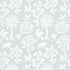 Palm Damask wallpaper in sky color - pattern number 5004353 - by Schumacher in the Greenhouse Schumacher collection