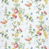 Chickadee Floral wallpaper in sky color - pattern number 5004362 - by Schumacher in the Greenhouse Schumacher collection