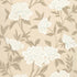 Whitney Floral wallpaper in taupe color - pattern number 5004383 - by Schumacher in the Greenhouse Schumacher collection