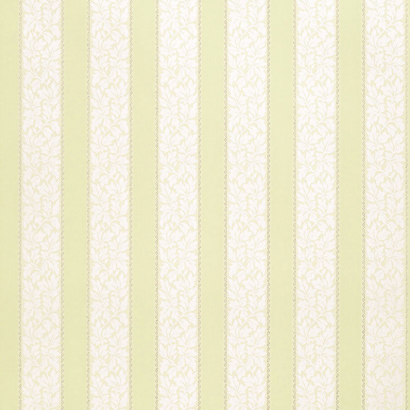 Wallis Stripe wallpaper in celery color - pattern number 5004433 - by Schumacher in the Simply Charming Wallpapers collection