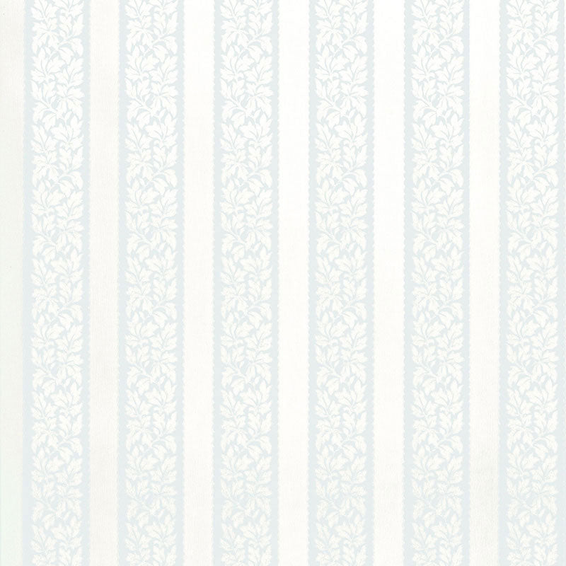 Wallis Stripe wallpaper in cloud color - pattern number 5004434 - by Schumacher in the Simply Charming Wallpapers collection