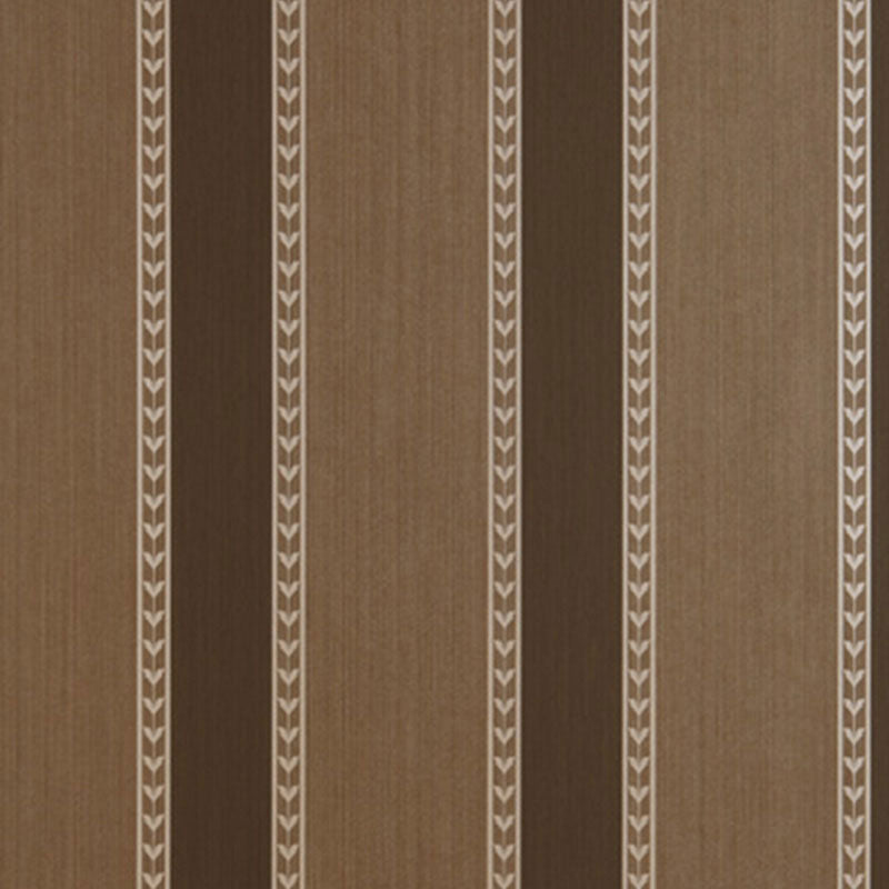 Lansdowne Strie Stripe wallpaper in truffle color - pattern number 5004623 - by Schumacher in the Essential Wallcoverings Stripes collection