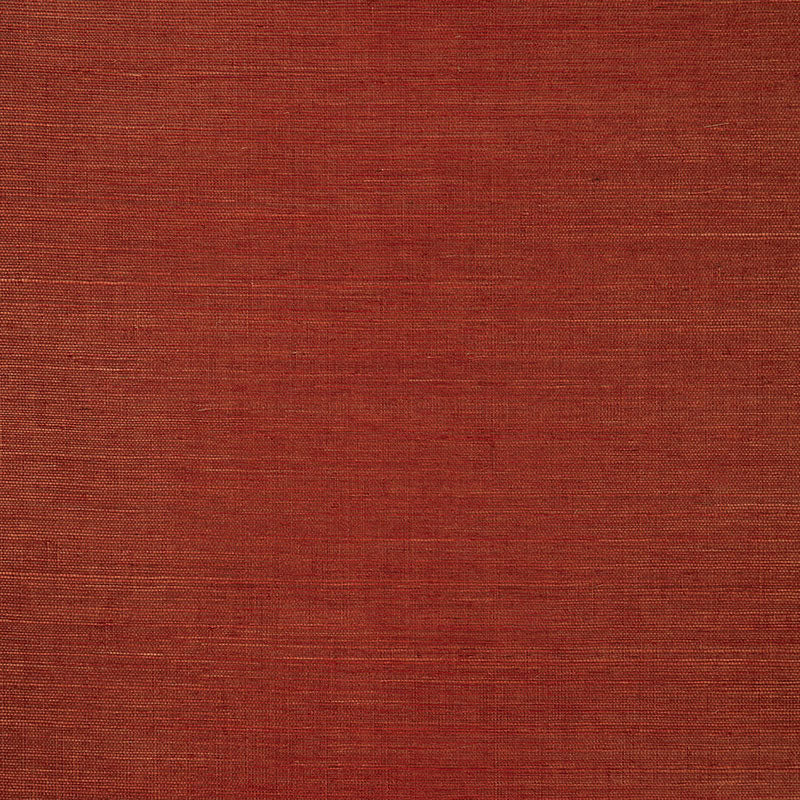 Haruki Sisal wallpaper in garnet color - pattern number 5004727 - by Schumacher in the Perfect Basics Haruki Sisal collection