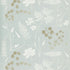Modern Botanical fabric in slate color - pattern number 5005011 - by Schumacher in the Modern Nature collection
