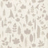 Leaves fabric in platinum color - pattern number 5005020 - by Schumacher in the Modern Nature collection