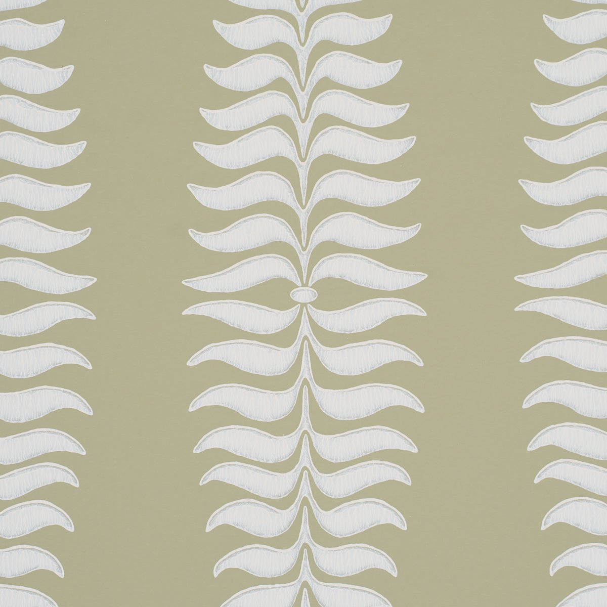 Fern Tree Wallpaper in olive color - pattern number 5005077 - by Schumacher in the Perennial Favorites collection