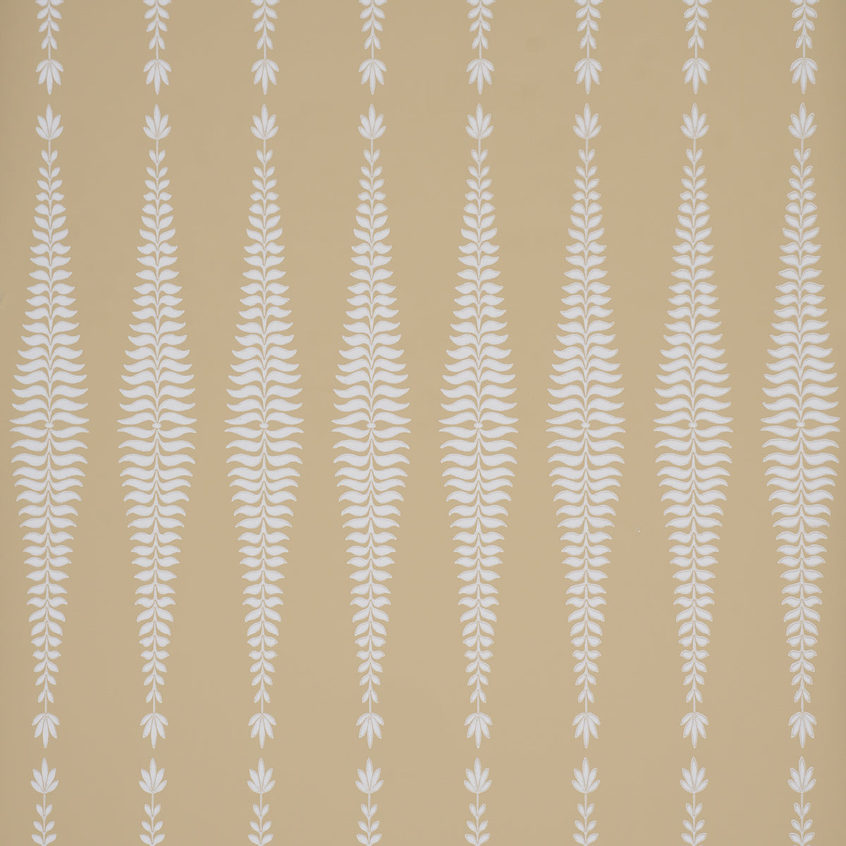 Fern Tree Wallpaper in ochre color - pattern number 5005078 - by Schumacher in the Perennial Favorites collection