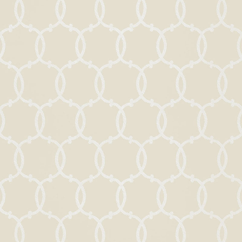 Tracery wallpaper in bisque color - pattern number 5005122 - by Schumacher in the Modern Nature collection