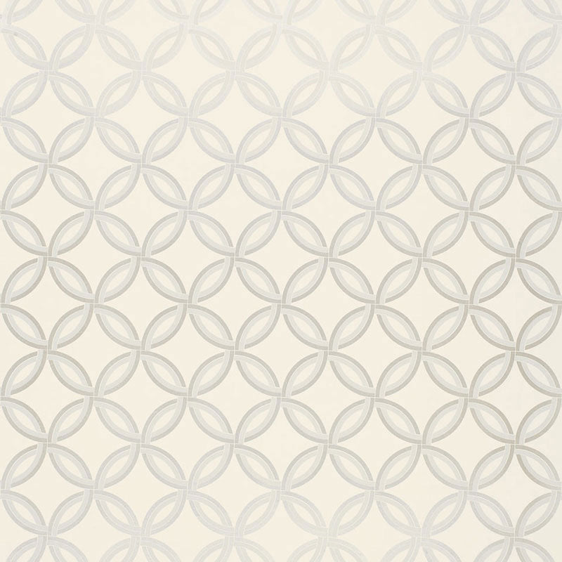 Spherica wallpaper in silver color - pattern number 5005131 - by Schumacher in the Modern Nature collection